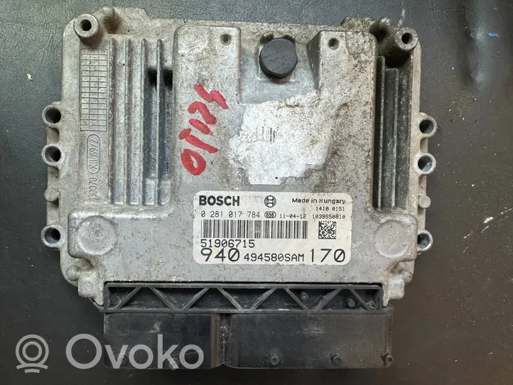 Alfa Romeo Giulietta Calculateur moteur ECU 0281017784