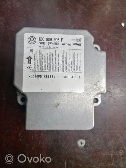 Volkswagen Polo IV 9N3 Module de contrôle airbag 1C0909605F