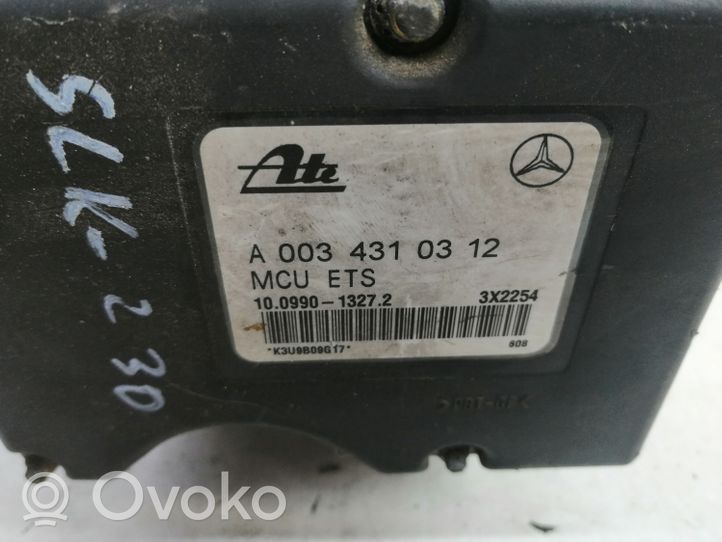 Mercedes-Benz SLK R170 Pompe ABS A0034310312K4