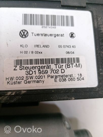 Volkswagen Phaeton Silniczek podnośnika szyby drzwi przednich 3D1959702D