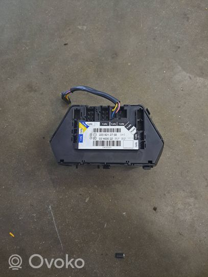 Mercedes-Benz S W220 Seat control switch 2208212758