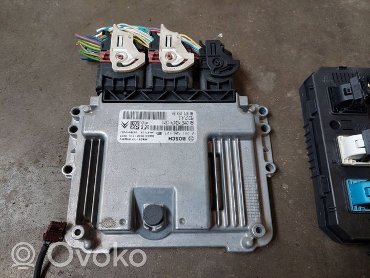 Citroen C4 Grand Picasso Kit calculateur ECU et verrouillage 9666319580