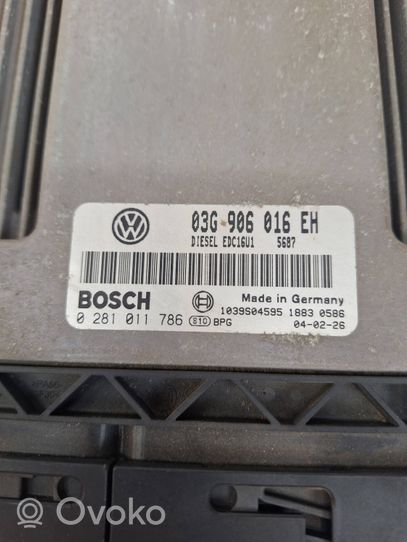 Volkswagen Touran I Moottorin ohjainlaite/moduuli 03G906016EH