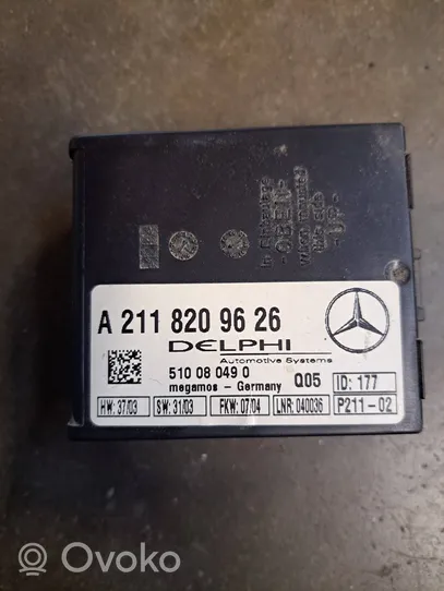 Mercedes-Benz E W211 Hälytyksen ohjainlaite/moduuli A2118209626