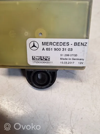 Mercedes-Benz GLE (W166 - C292) Relais de bougie de préchauffage A6519003103