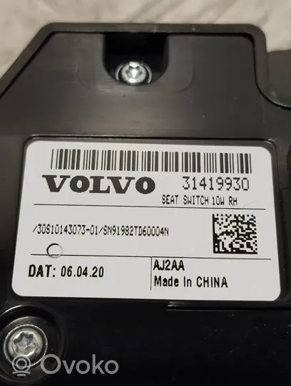 Volvo XC90 Przyciski sterowania fotela 31419930