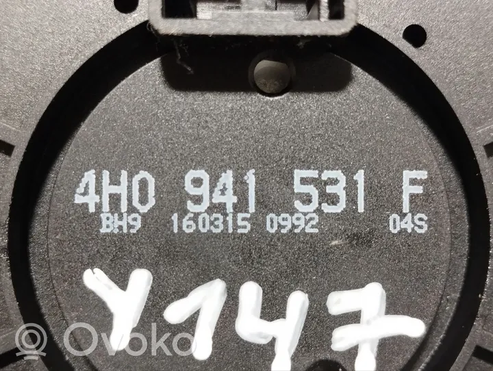 Audi A8 S8 D4 4H Interrupteur d’éclairage 4H0941531F