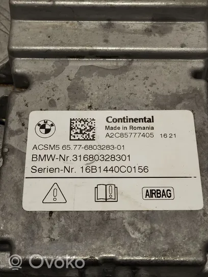 BMW 7 G11 G12 Sterownik / Moduł Airbag 6803283