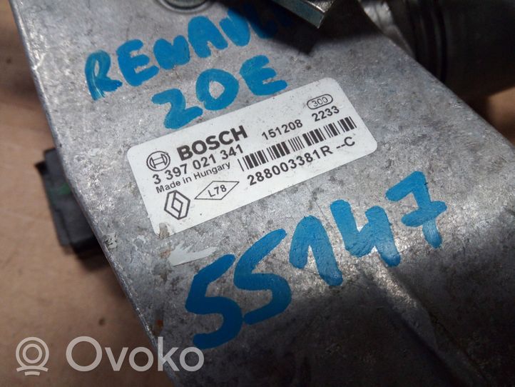 Renault Zoe Mechanizm i silniczek wycieraczek szyby przedniej / czołowej 288003381R