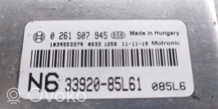 Suzuki Splash Sterownik / Moduł ECU 0261S07945