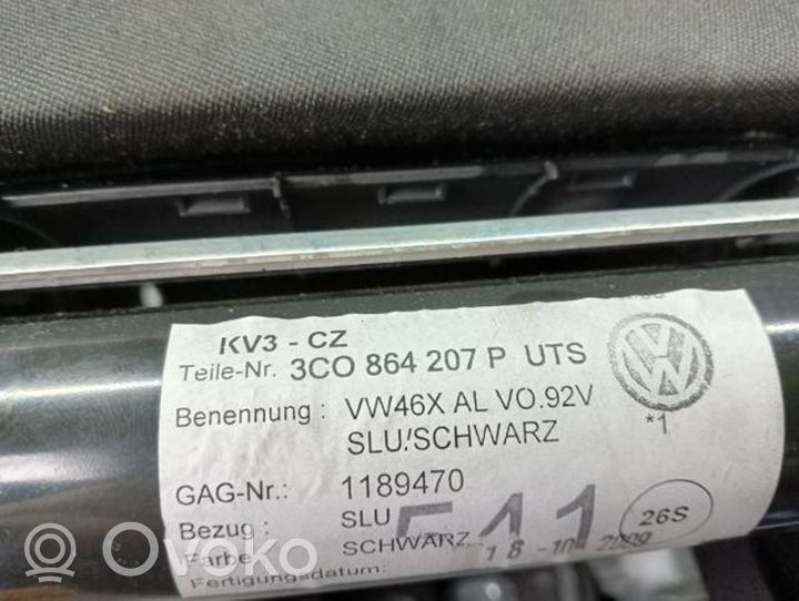 Volkswagen PASSAT B7 Podłokietnik tunelu środkowego 3C0864207P