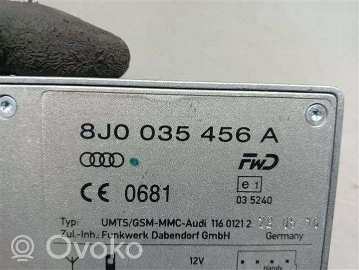 Audi A3 S3 A3 Sportback 8P Moduł / Sterownik anteny 8J0035456A