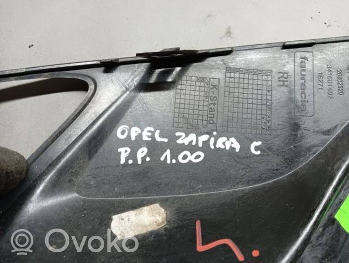 Opel Zafira C Mascherina inferiore del paraurti anteriore 20802920