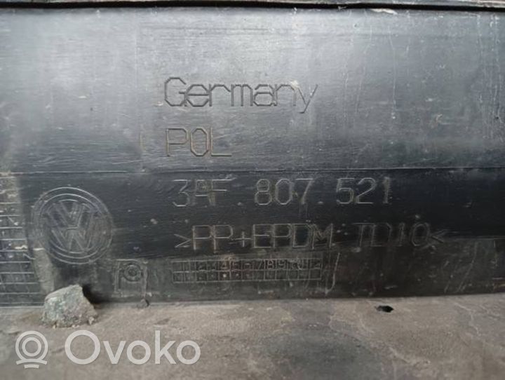 Volkswagen PASSAT B7 Apatinė bamperio dalis 3AF807521