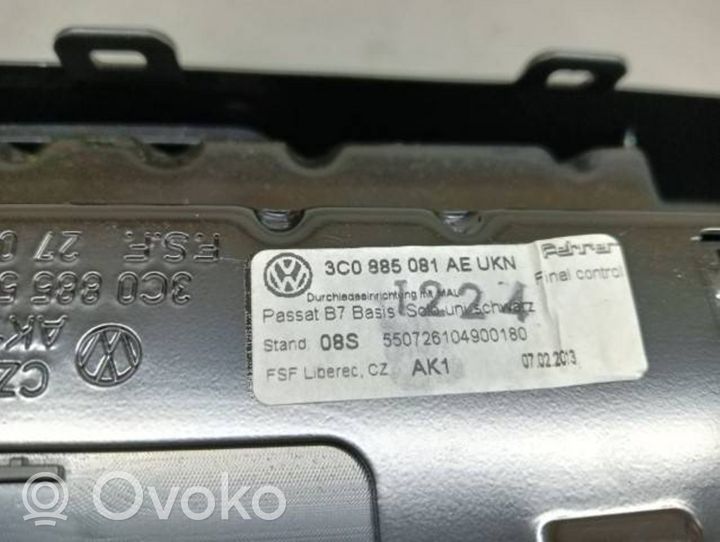 Volkswagen PASSAT B7 Accoudoir 3C0885081AE