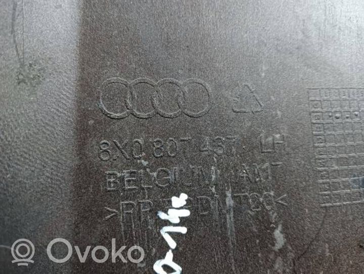 Audi A1 Rivestimento del pannello parte angolare del paraurti anteriore 8X0807437