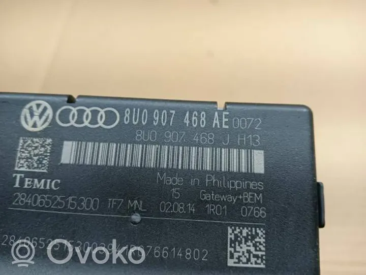 Audi A1 Module de passerelle 8U0907468AE