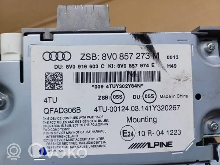 Audi A3 S3 8V Monitor / wyświetlacz / ekran 8V0857273M