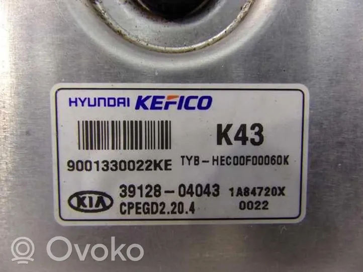 KIA Rio Komputer / Sterownik ECU silnika 39128-04043