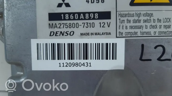 Mitsubishi L200 Komputer / Sterownik ECU silnika 1860A898