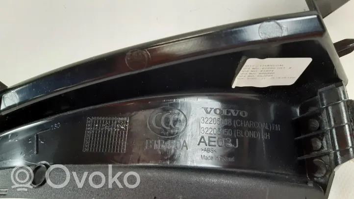 Volvo V60 Osłona / Listwa podsufitki bagażnika 