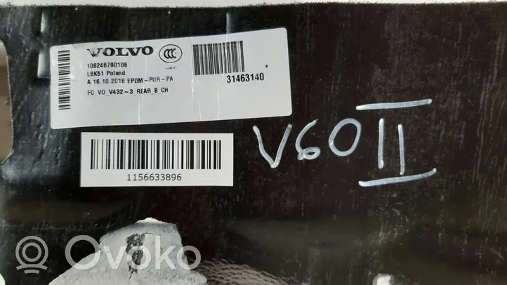 Volvo V60 Wykładzina podłogowa bagażnika 31463140