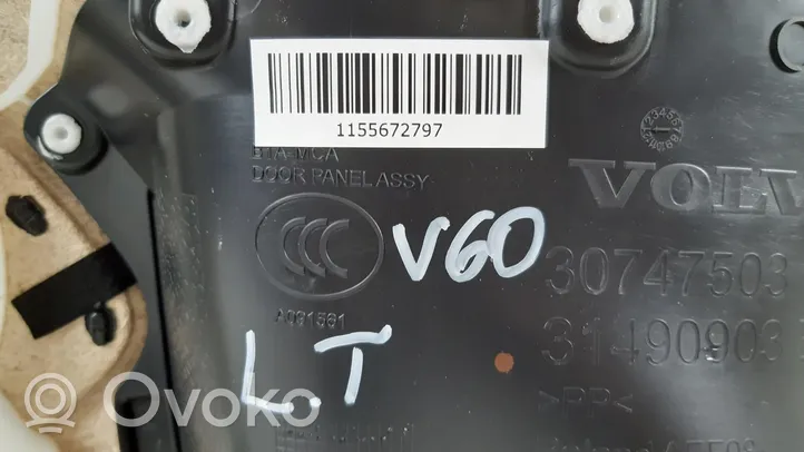 Volvo V60 Apmušimas galinių durų (obšifke) 