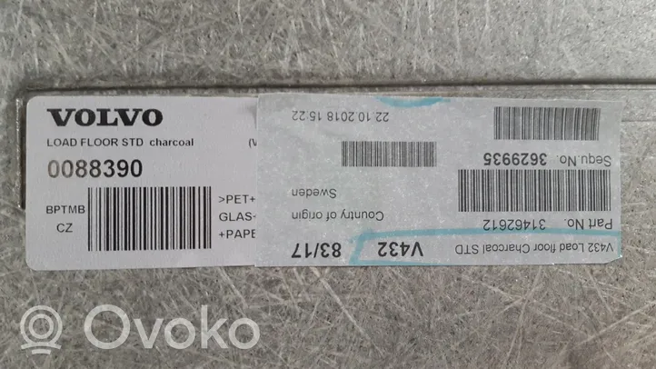 Volvo V60 Podłoga bagażnika 31462612