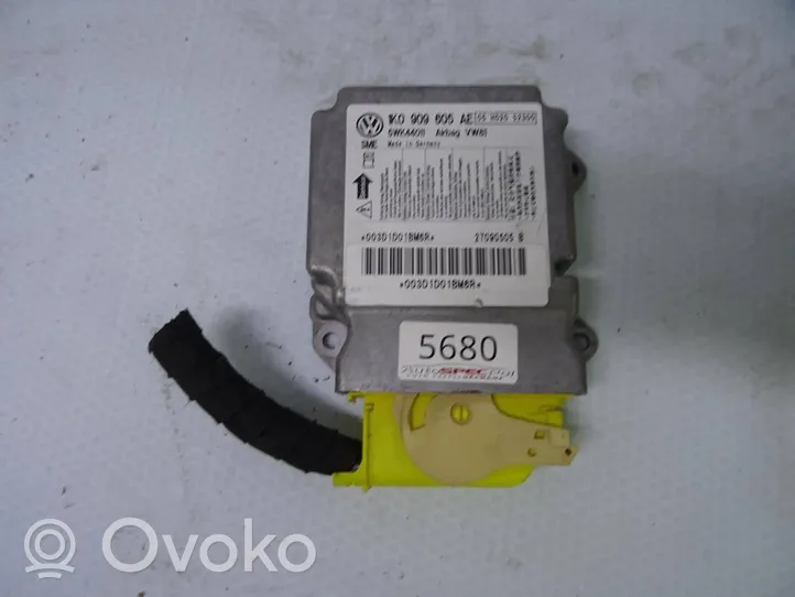 Volkswagen Scirocco Sterownik / Moduł Airbag 1K0909605AE