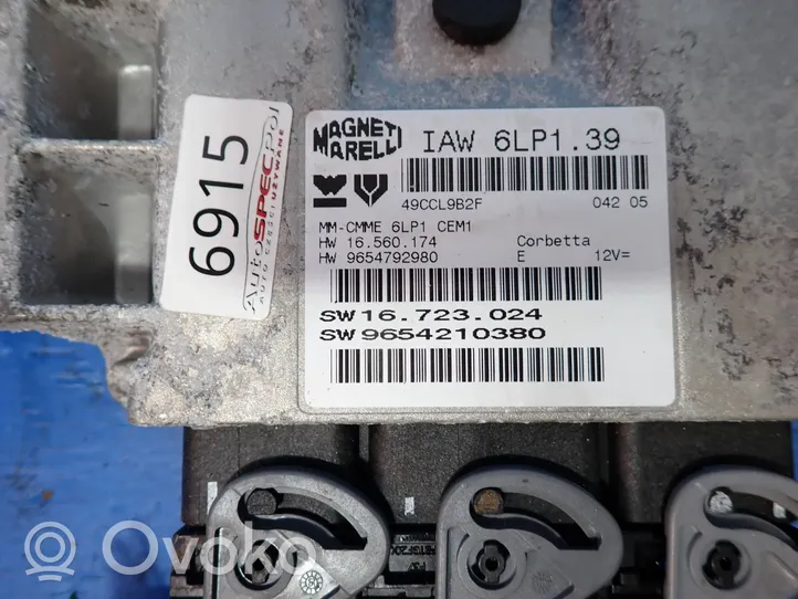 Peugeot 308 Centralina/modulo motore ECU 9654210380