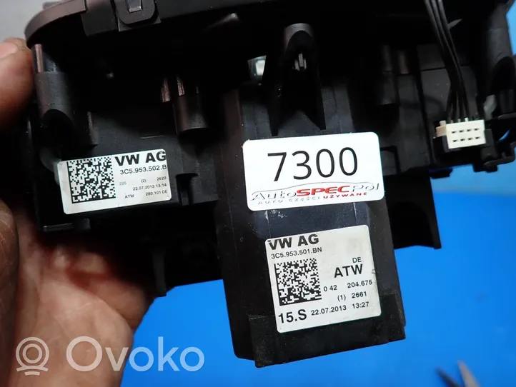 Volkswagen PASSAT CC Wiper turn signal indicator stalk/switch 3C5953501BN