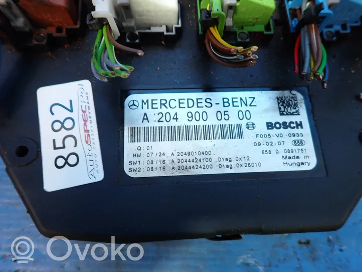 Mercedes-Benz C W204 Comfort/convenience module A2049000500