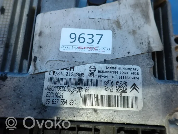 Peugeot 207 Calculateur moteur ECU 0281013868