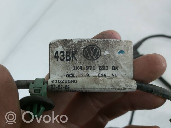 Volkswagen Golf V Cablaggio porta posteriore 1K4971693BK