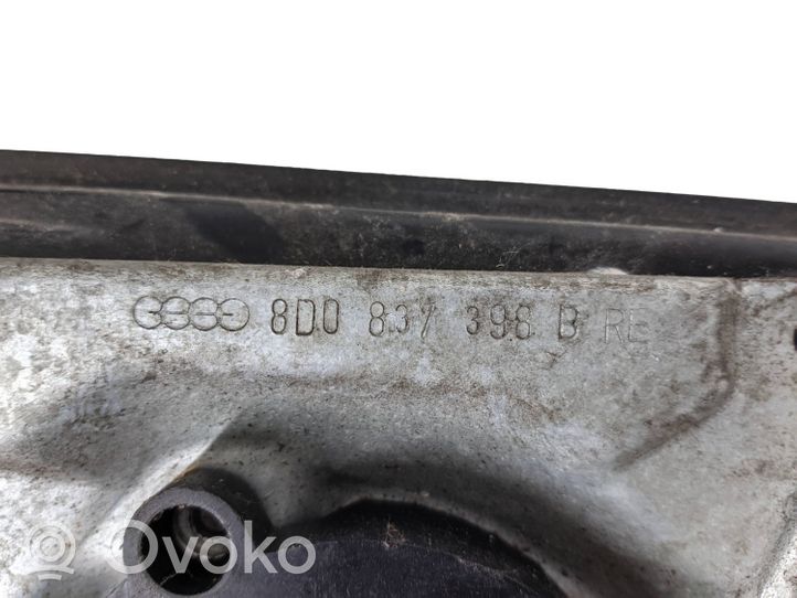 Audi A4 S4 B5 8D Mécanisme de lève-vitre avec moteur 8D0837398B