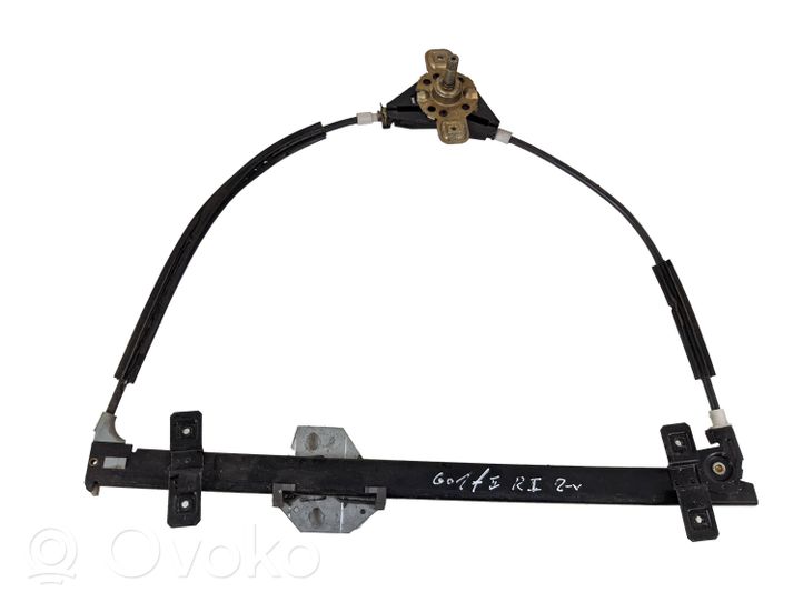 Volkswagen Golf II Front door manual window regulator 191837402B