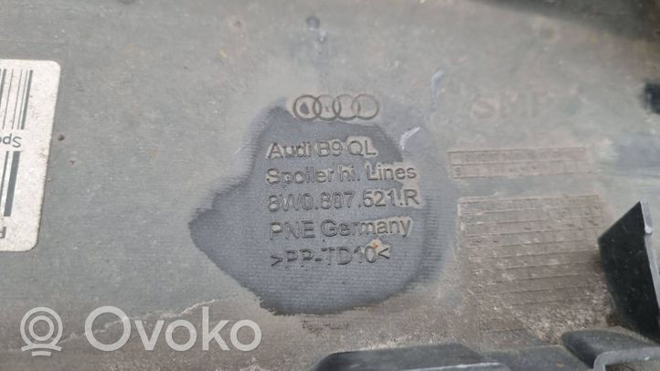 Audi A4 S4 B9 Listwa dolna zderzaka tylnego 8W0807521