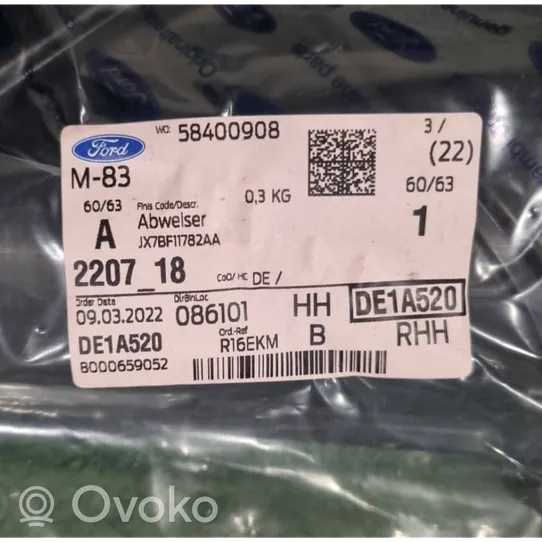 Ford Focus Moulure inférieure de pare-chocs arrière JX7BF11782AA