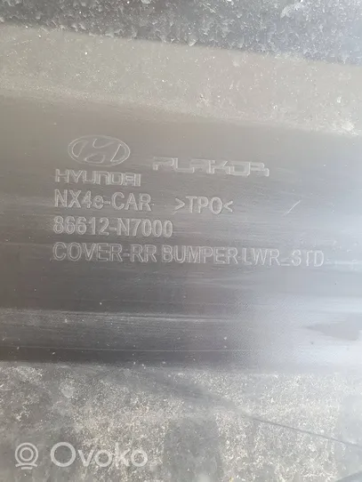 Hyundai Tucson TL Moulure inférieure de pare-chocs arrière 86612N7000