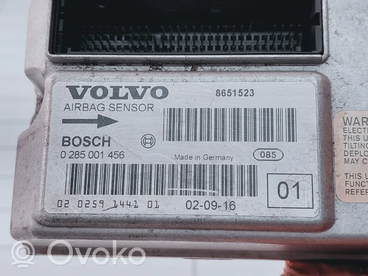 Volvo S80 Oro pagalvių valdymo blokas 8651523