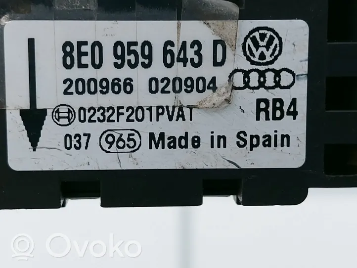 Volkswagen Phaeton Oro pagalvių smūgio daviklis 0232F201PVAT
