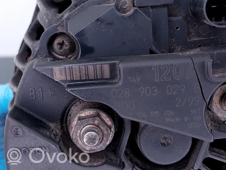 Volkswagen PASSAT B5 Generator/alternator 028903029