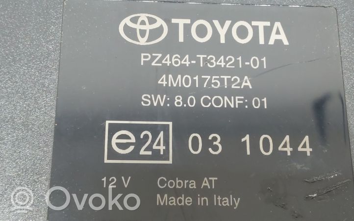 Toyota Avensis T270 Unité de commande, module PDC aide au stationnement PZ464T342101