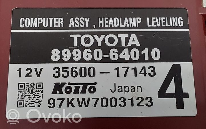 Toyota Verso Šviesų modulis 8996064010