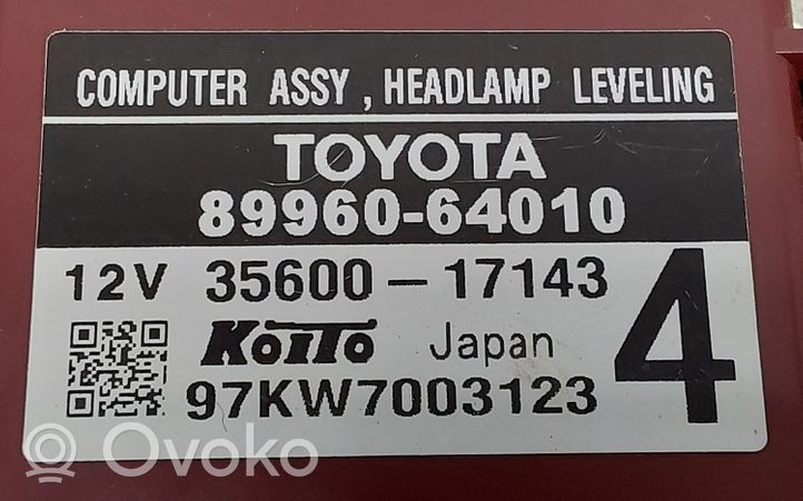 Toyota Verso Modulo luce LCM 8996064010