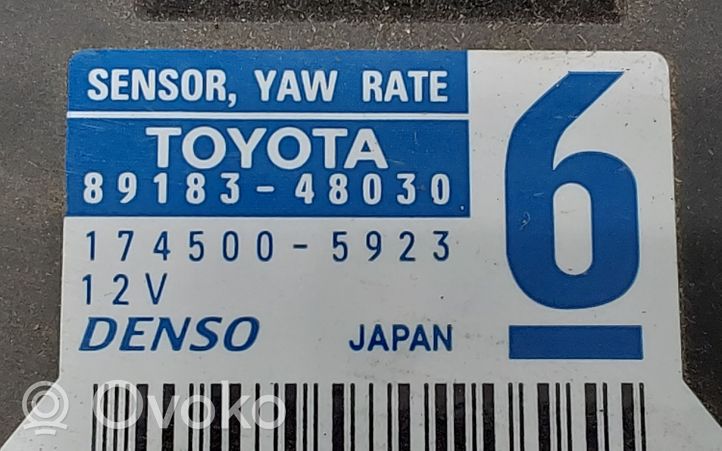 Toyota Prius (XW30) Czujnik przyspieszenia ESP 8918348030