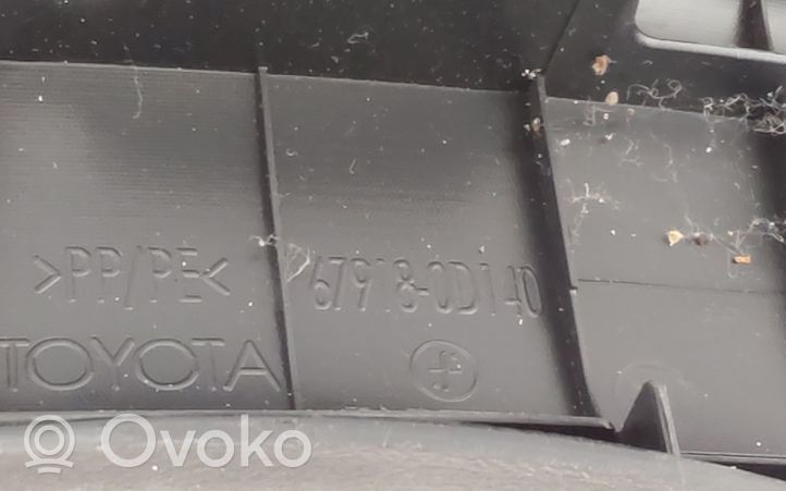 Toyota Yaris Copertura del rivestimento del sottoporta posteriore 679180D140