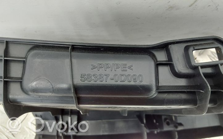 Toyota Yaris Bagažinės slenksčio apdaila 583870D090