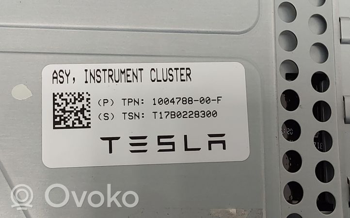 Tesla Model X Geschwindigkeitsmesser Cockpit 100478800F