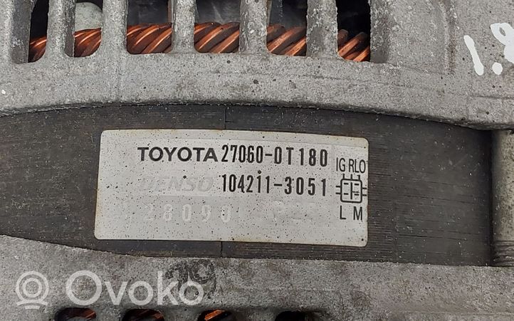 Toyota Verso Alternator 270600T180